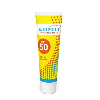 Клирвин крем солнцезащитный spf 50 для тела 60 г