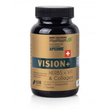 Витамины для глаз Vision+, Herbs, 108 капс, Сиб-Крук