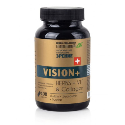 Витамины для глаз Vision+, Herbs, 108 капс, Сиб-Крук