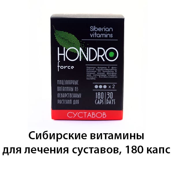 Сибирские Витамины, Хондро. Hondro
